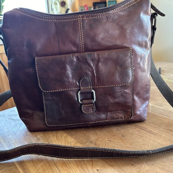 Jack Georges Leather Crossbody Bag - Picture 2 of 5
